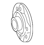2233350700 - Front Drive Axle: Companion Flange for Mercedes-Benz Image