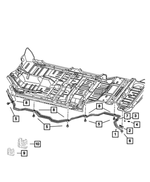 5135990AA - Air Conditioning &amp; Heater: Heater Core Tube, Supply for Mopar Image