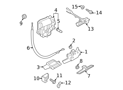 Lock & Hardware for 2025 Volkswagen Atlas Cross Sport #2