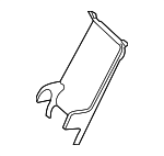 20697300008T92 - Body: Armrest Base for Mercedes-Benz Image