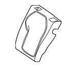 29792053069E38 - Body: Seat Back Cover for Mercedes-Benz Image