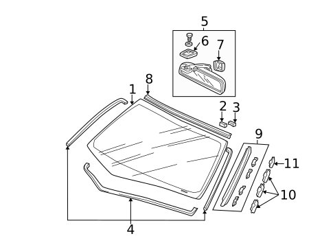 Reveal Moldings for 2004 Honda Civic #3