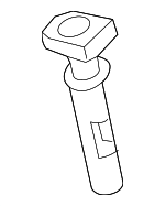 39841445 - Body: Headrest Guide for Volvo: C40 Recharge, EC40, S60, S90, V60, V60 Cross Country, V90, V90 Cross Country, XC40, XC40 Recharge, XC60 Image