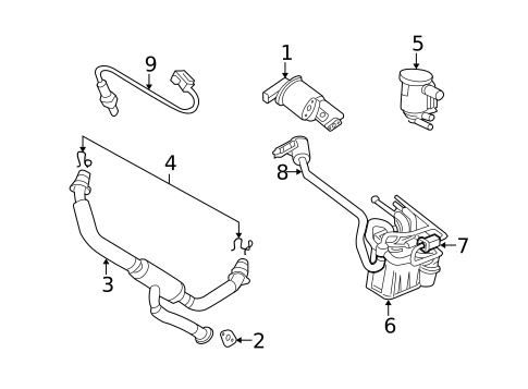Emission Components for 2001 Chrysler 300M #0