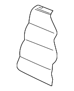 3B0885806AAETU - Body: Seat Back Cover for Volkswagen Image