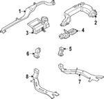 278656SA0A - : Air Distributor for Nissan: Pathfinder Image