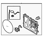 253801W102 - : Engine Cooling Fan Assembly for Kia: Rio Image