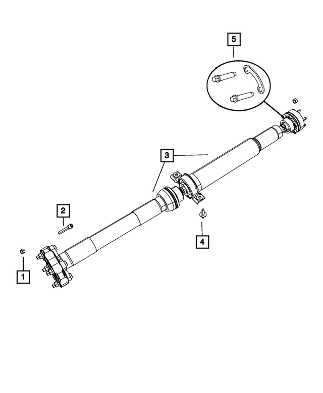 52853649AF - : Drive Shaft for Mopar Image