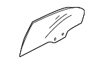 GD7A72511A - Body: Door Glass for Mazda: 626 Image
