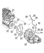 6101828 - Automatic Transaxle 4 Speed: Hex Flange Head Screw for Mopar Image