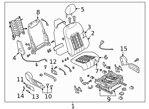 Passenger Seat Components for 2021 Mazda 6 #0