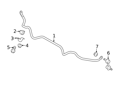 Stabilizer Bar & Components for 2022 Subaru Impreza #0
