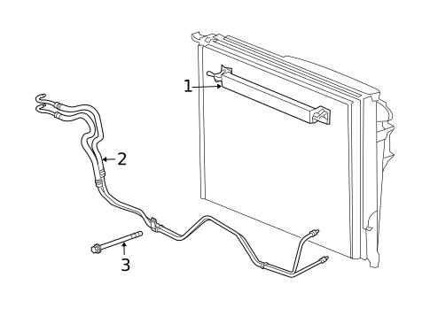 Trans Oil Cooler for 2006 Dodge Magnum #0