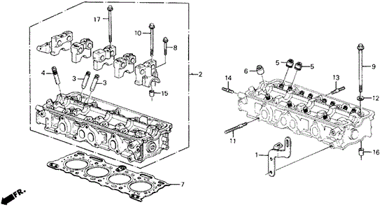 Cylinder Head (S) for 1988 Honda Prelude #0