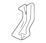 8D0807435B - Body: Bumper Cover Clip for Audi: A4, A4 Quattro, S4 Image