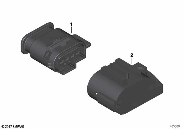 61139284294 - General Electrical System: Service Disconnect Socket Housing -  for BMW-Motorrad Image image