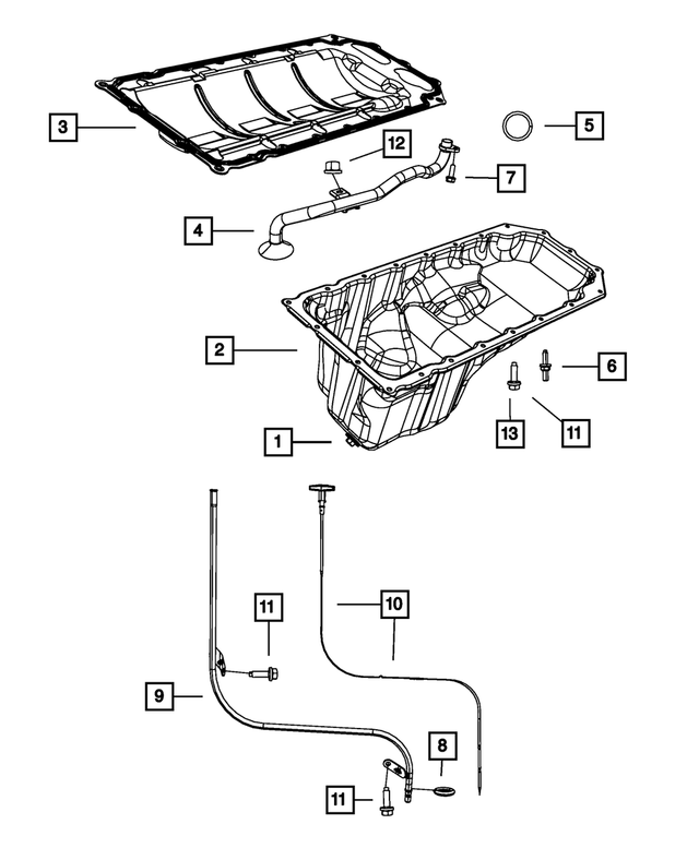 4792977AD - : Engine Oil Indicator Tube for Mopar Image