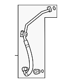 YF3666 - HVAC: A/C Refrigerant Suction Hose for Ford: Fusion | Lincoln: MKZ Image
