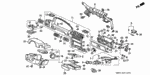 77501SM4A01ZD - Interior/Bumper: LID ASSY., GLOVE BOX *R104L* (VINTAGE RED) for Honda Image