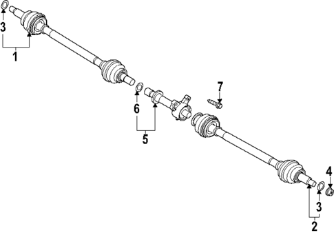 Drive Axles for 2025 Genesis Electrified G80 #1