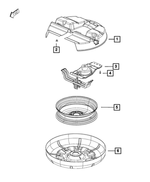 68294318AA - Wheels: Steel Wheel, Export for Mopar Image