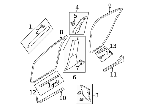 Air Bag Components for 2015 INFINITI Q40 #1