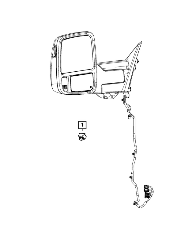 56029954AA - Electrical: Camera, Left for Mopar Image