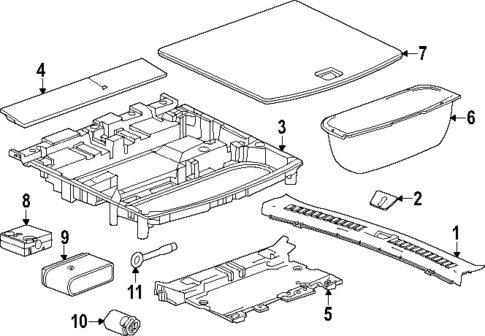 Interior Trim - Rear Body for 2025 Acura ZDX #0