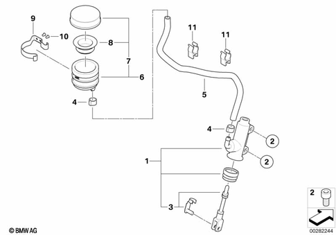 Brake Master Cylinder for 1997 BMW-Motorrad R 1100 S #0