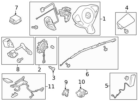 Air Bag Components for 2016 Nissan Juke #0