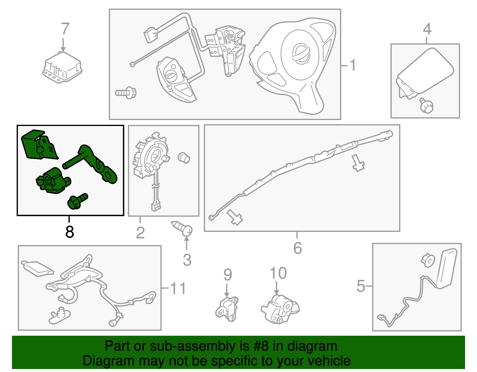 Ft Impact Sensor - Nissan (K8581-1KL0A)
