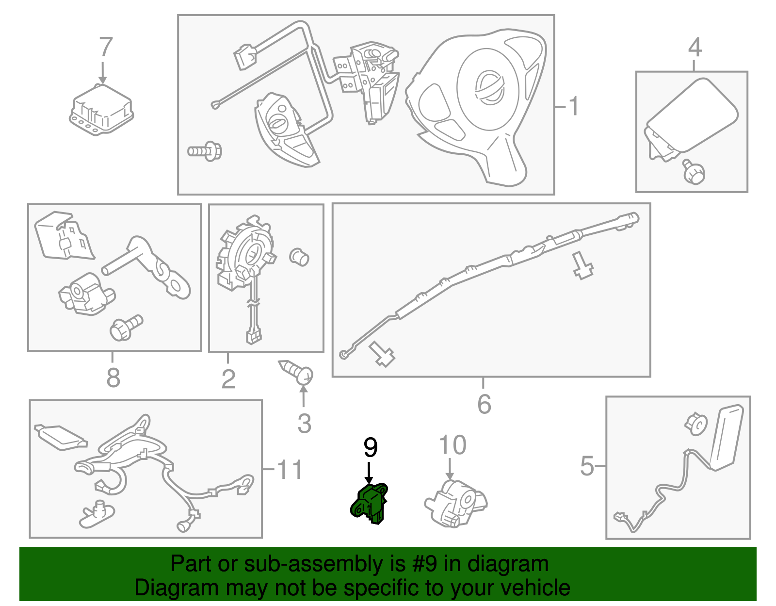 Side Impact Sens - Nissan (K8836-1MA0J)