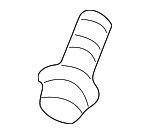 6504055 - Body: Regulator Bolt for Chrysler: Aspen | Dodge: Dakota, Durango, Ram 1500, Ram 2500, Ram 3500 Image