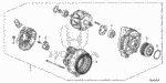 31105RAAA01 - Engine: HOLDER ASSY., BRUSH for Honda Image image
