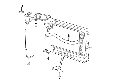 Radiator & Components for 2004 Ford Mustang #0