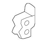 68210SJCA02 - : 2006-2023 Honda Ridgeline - Striker Assembly L Tailgate (Upper) for Honda: Ridgeline Image