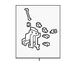 74870SJCA02 - : 2006-2014 Honda Ridgeline - Synchronizer Assembly Tailgate for Honda: Ridgeline Image