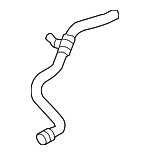 32249279 - : 2007-2016 Volvo Lower Hose for Volvo: S60, S80, V60, V70, XC60, XC70 Image