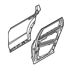 77004S8010 - : Door Shell for Hyundai: Palisade Image