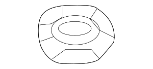 4M0121268A - Cooling System: Auxiliary Radiator Isolator for Audi Image