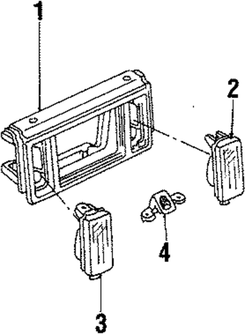Backup & License Lamps for 1988 Pontiac 6000 #0