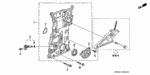 90028PNB003 - Engine: BOLT, SPECIAL (6X20.5) (GUIDE) for Honda Image