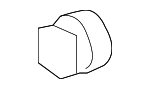90303S2G003 - Body: License Molding Nut for Honda: Civic, Fit, Insight, Odyssey Image