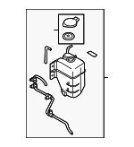 254304D600 - Cooling System: Reservoir Assembly for Kia: Sedona Image