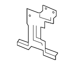 68338515AA - : Grille Bracket, Right for Mopar Image