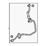 32416791638 - Steering: Pressure Hose for BMW Image
