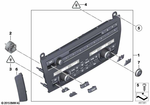 64116910342 - Vehicle Electrical System: Interior Temperature Sensor Fan for BMW Image