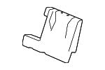 82525SJCA01 - Body: Seat Back Pad for Honda: Ridgeline Image