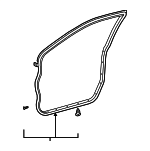 2002-2006 Toyota Camry - Door Weather-Strip