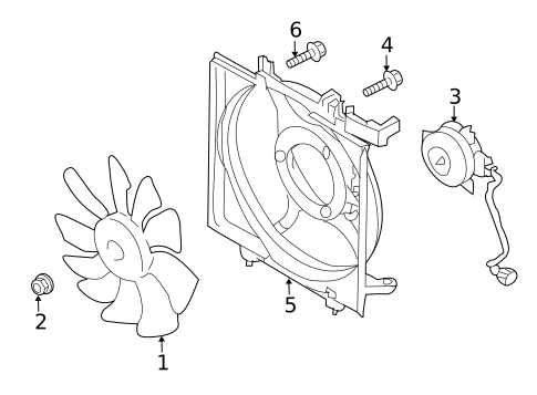 Cooling Fan for 2018 Subaru Forester #0